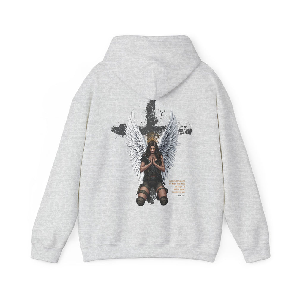 FEMALE ARCHANGEL PSALM 144:1 HOODIE