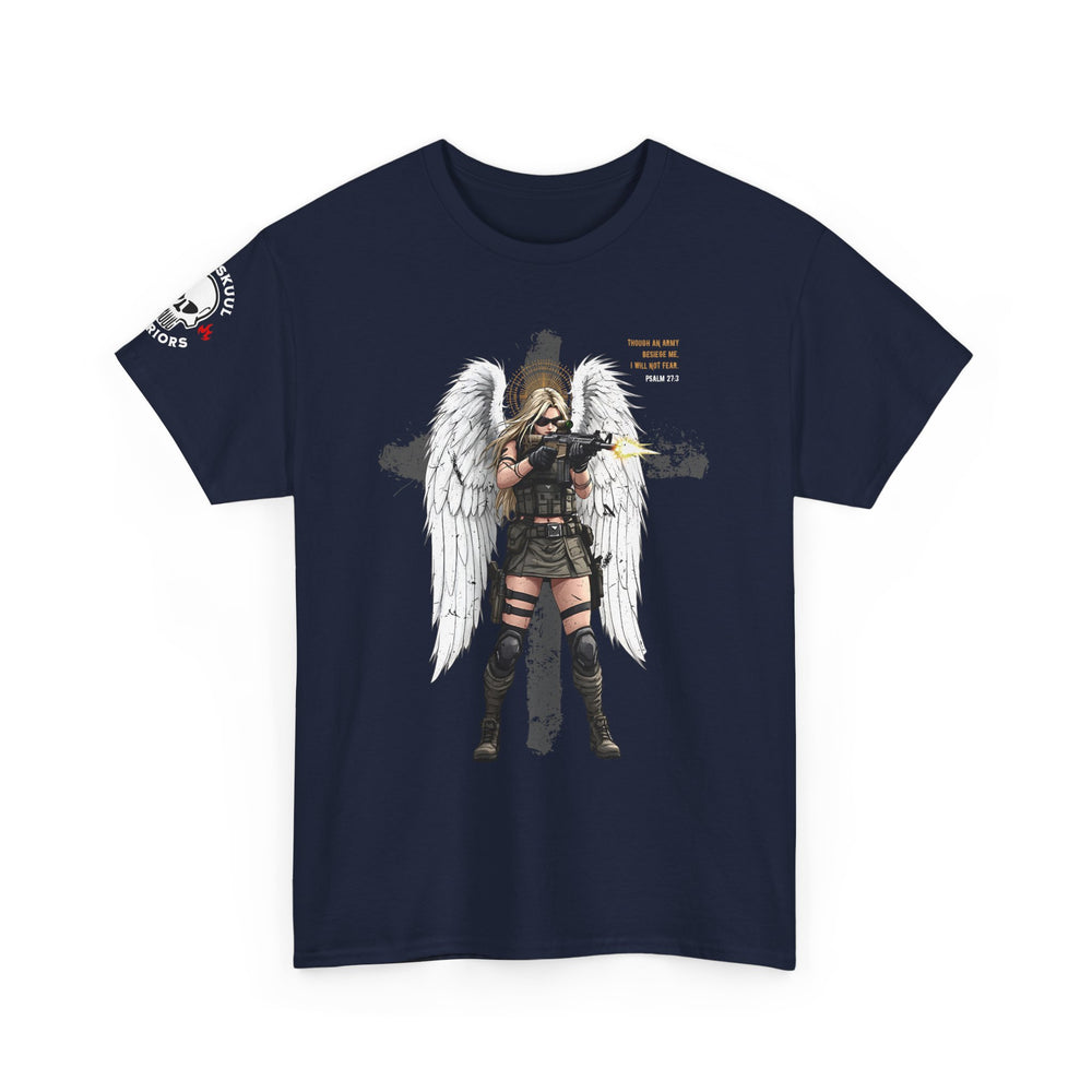 FEMALE ARCHANGEL PSALM 27:3 T SHIRT