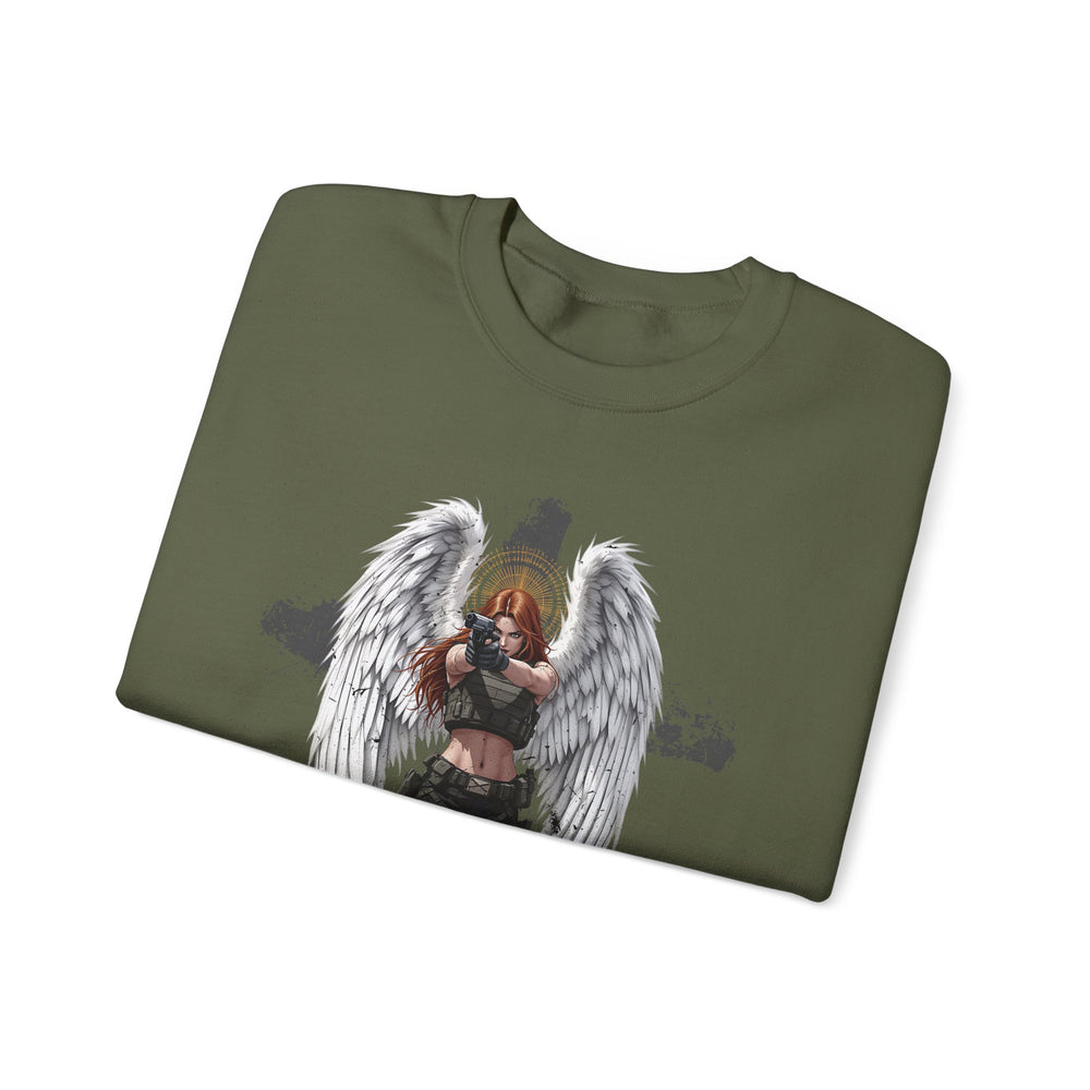 FEMALE ARCHANGEL 1 SAMUEL 17:47 SWEATSHIRT