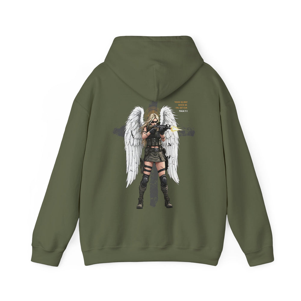 FEMALE ARCHANGEL PSALM 27:3 HOODIE