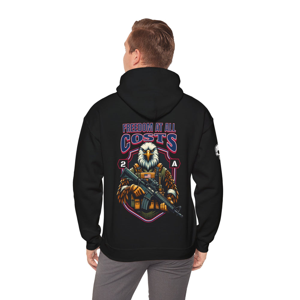 AMERICAN BALD EAGLE FREEDOM HOODIE