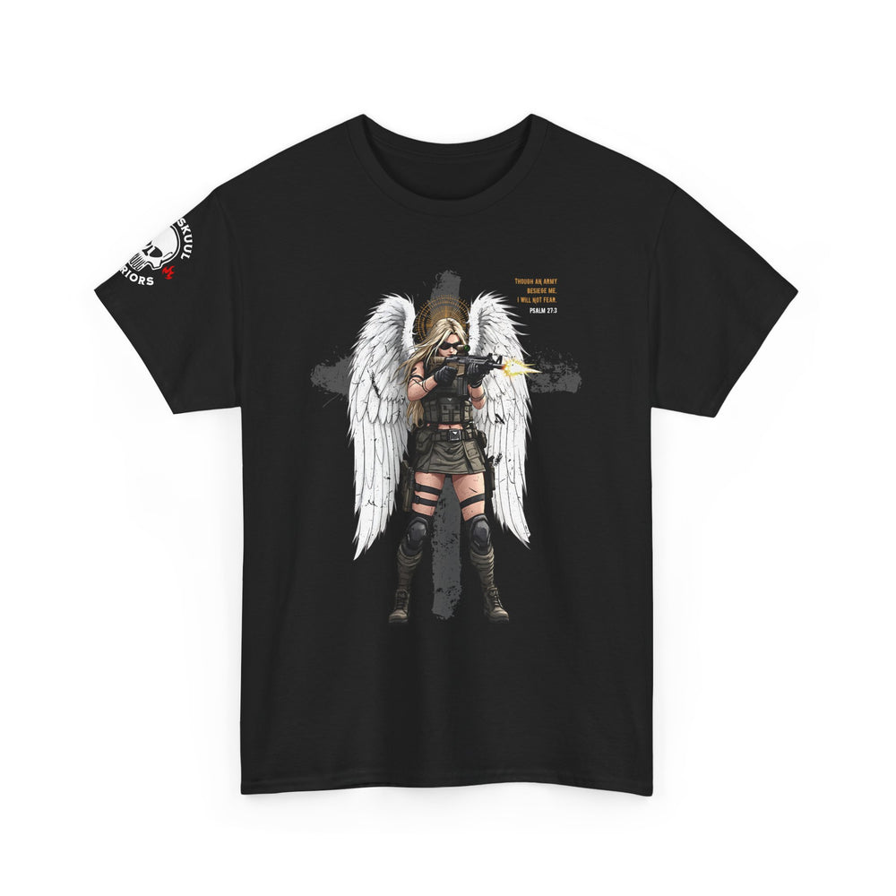 FEMALE ARCHANGEL PSALM 27:3 T SHIRT