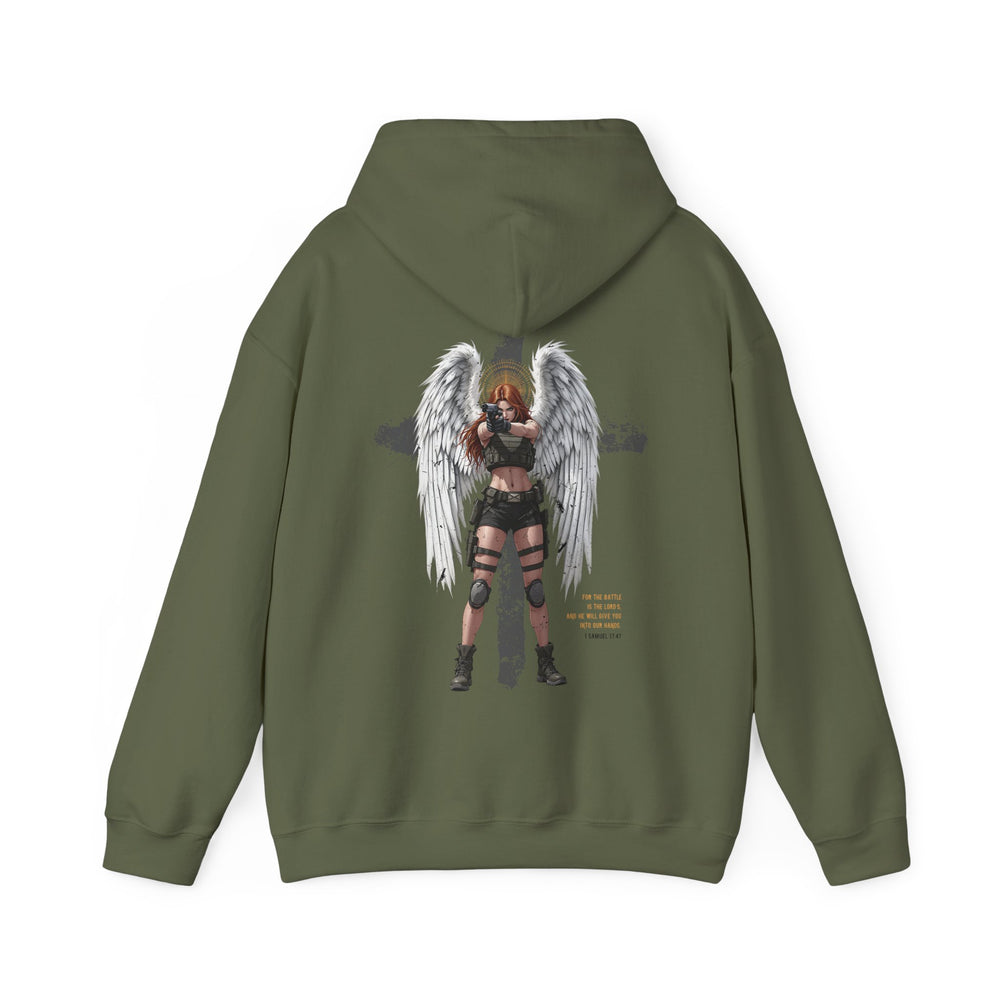 FEMALE ARCHANGEL 1 SAMUEL 17:47 HOODIE