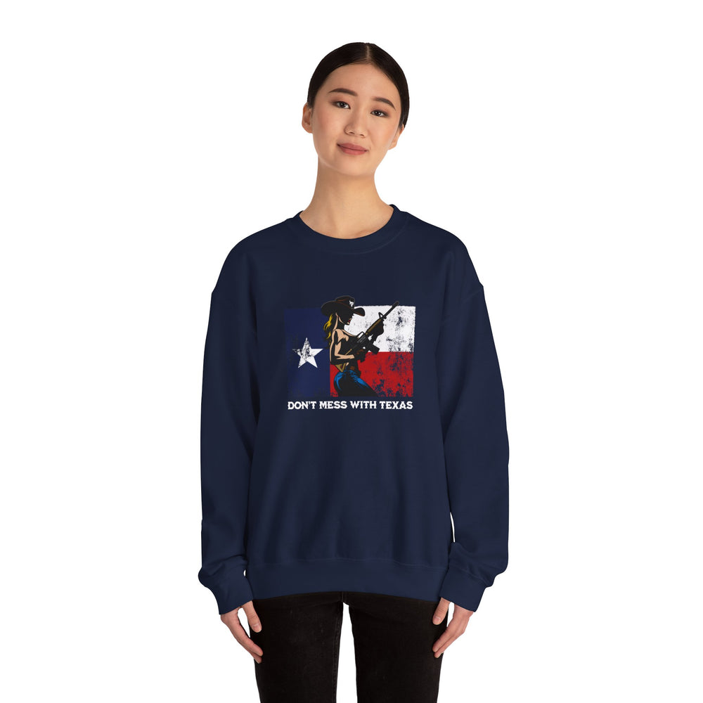 DON'T MESS WITH TEXAS COWGIRL SWEATSHIRT