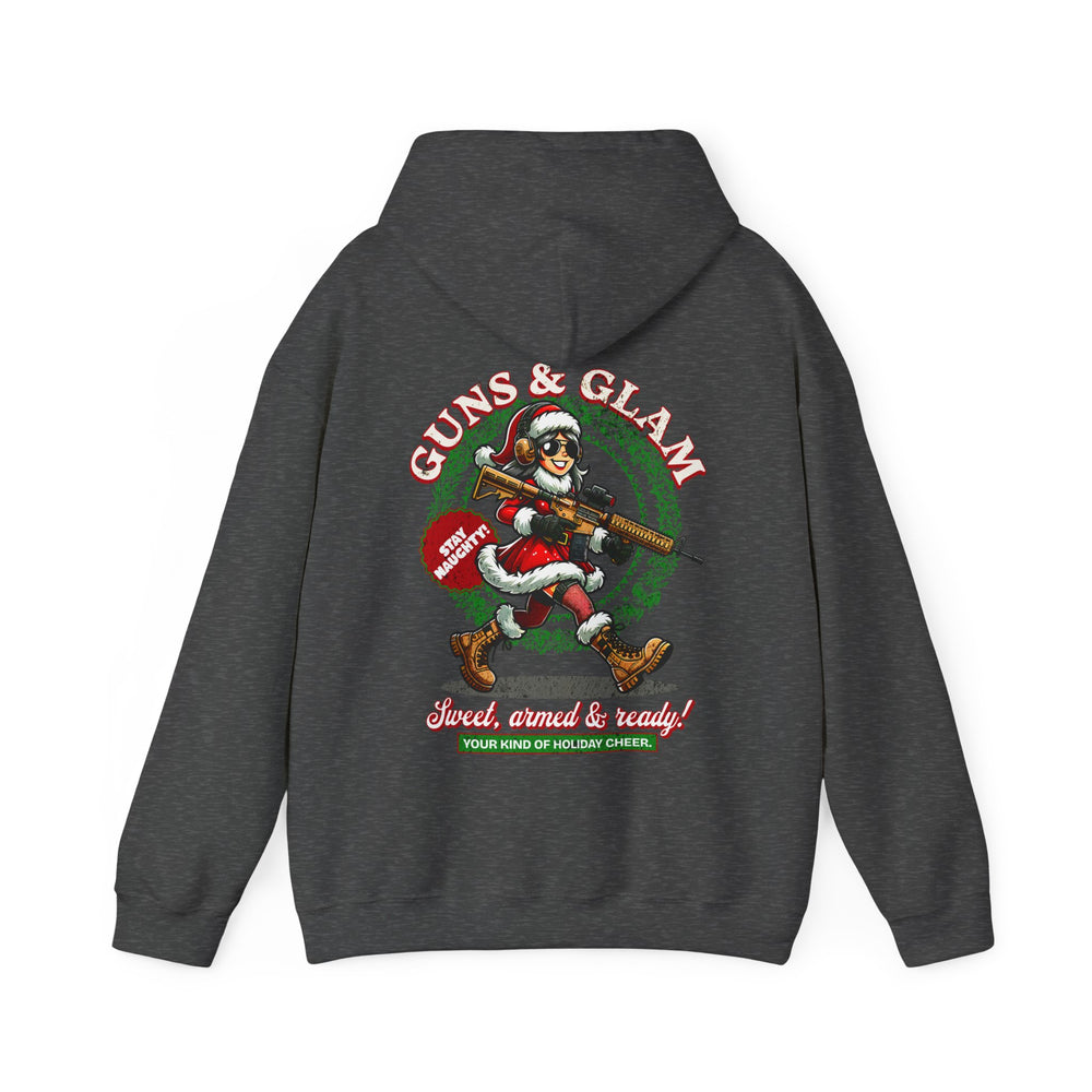 GUNS AND GLAM XMAS HOODIE