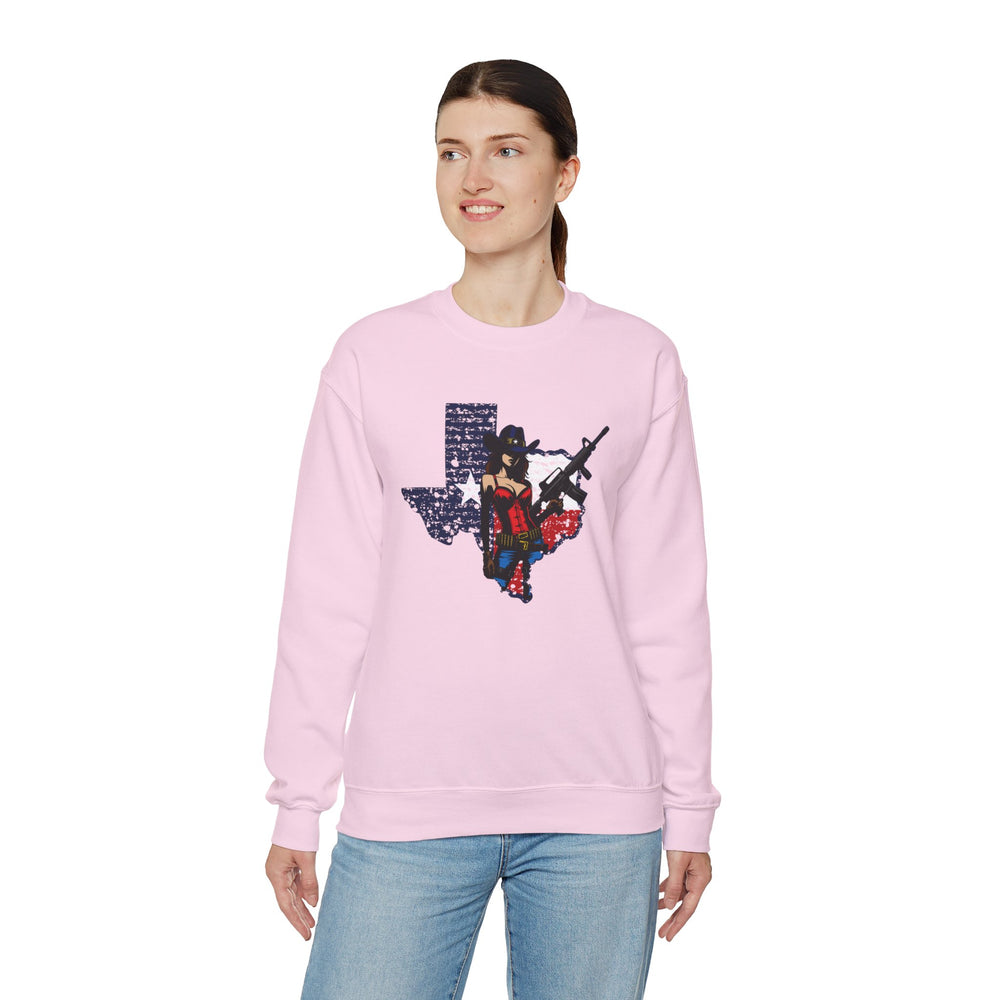 COWGIRL TEXAS STATE SWEATSHIRT