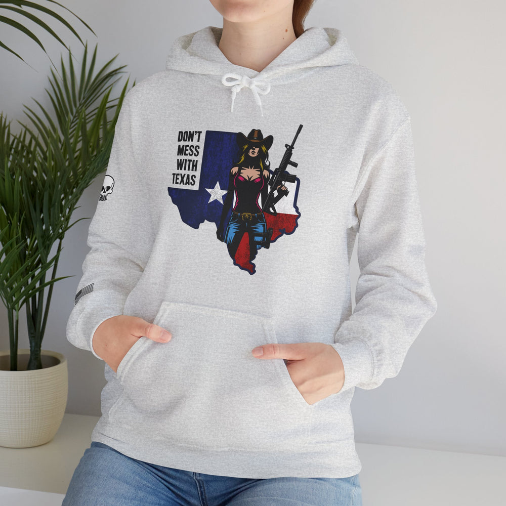 DON'T MESS WITH TEXAS STATE COWGIRL HOODIE