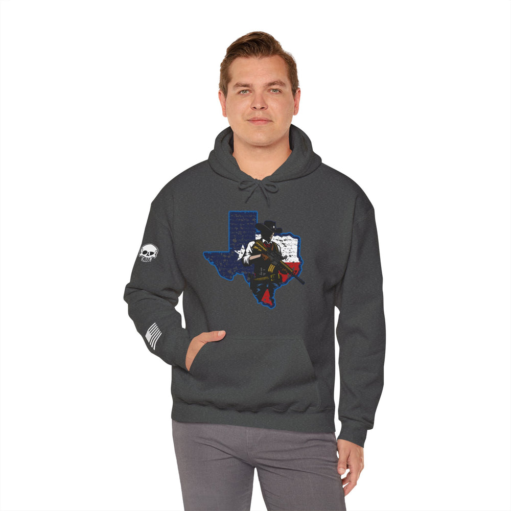 TEXAS STATE COWBOY HOODIE