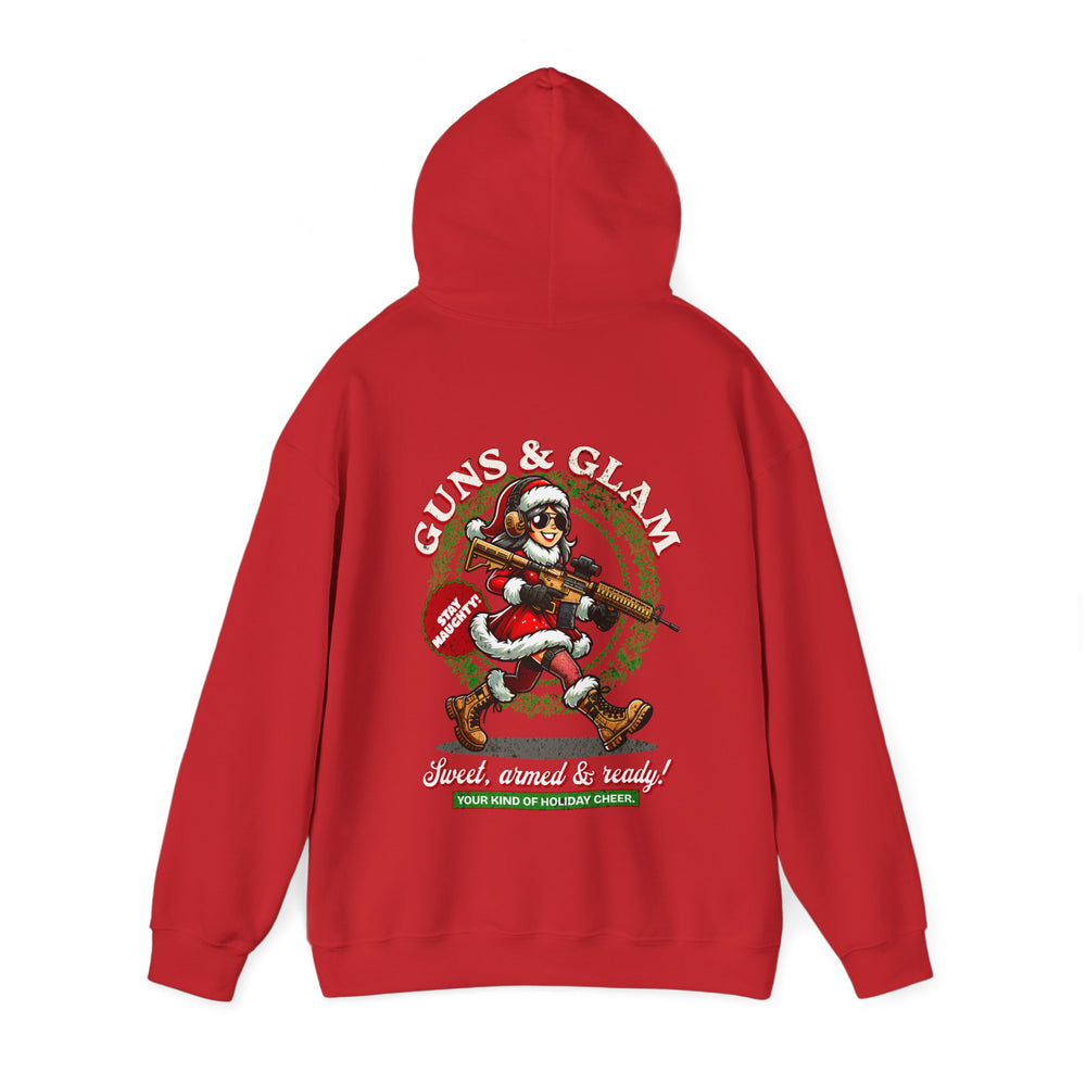 GUNS AND GLAM XMAS HOODIE