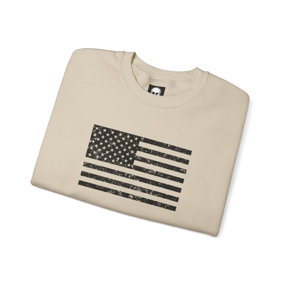 USA GRUNGE FLAG SWEATSHIRT