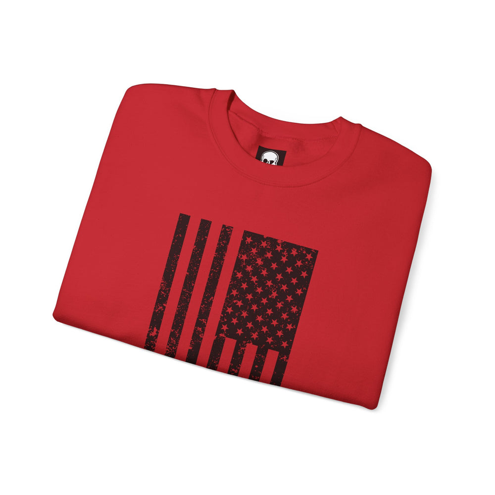 VERTICAL USA GRUNGE FLAG SWEATSHIRT