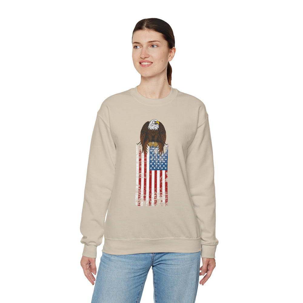 EAGLE USA FLAG SWEATSHIRT