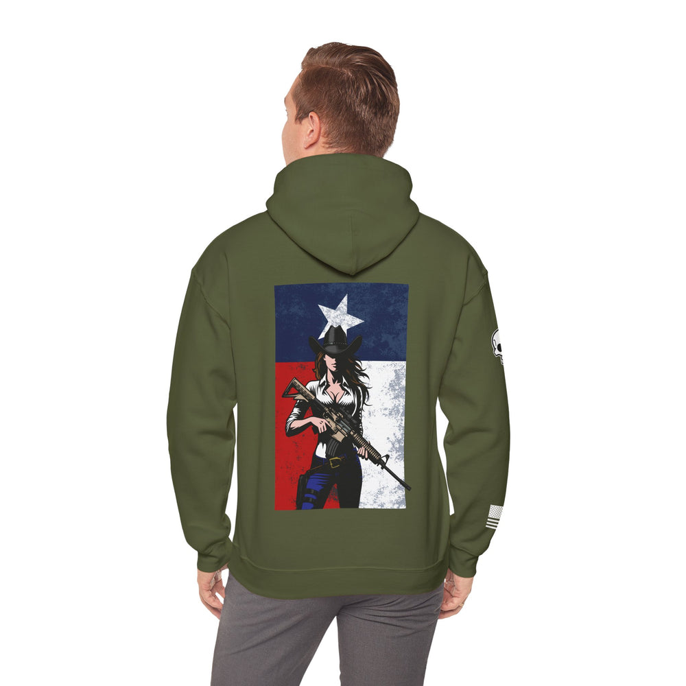 TEXAS COWGIRL DEFENDER HOODIE