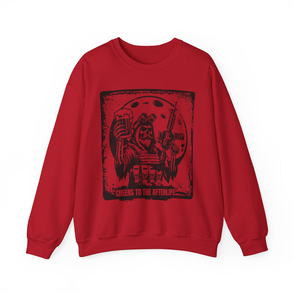 CHEERS TO THE AFTERLIFE GRUNGE SWEATSHIRT