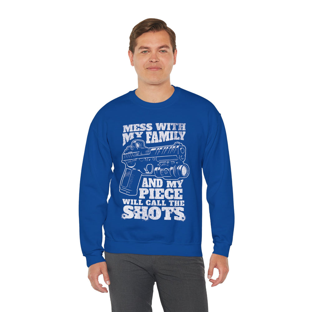 CALLING THE SHOTS SWEATSHIRT