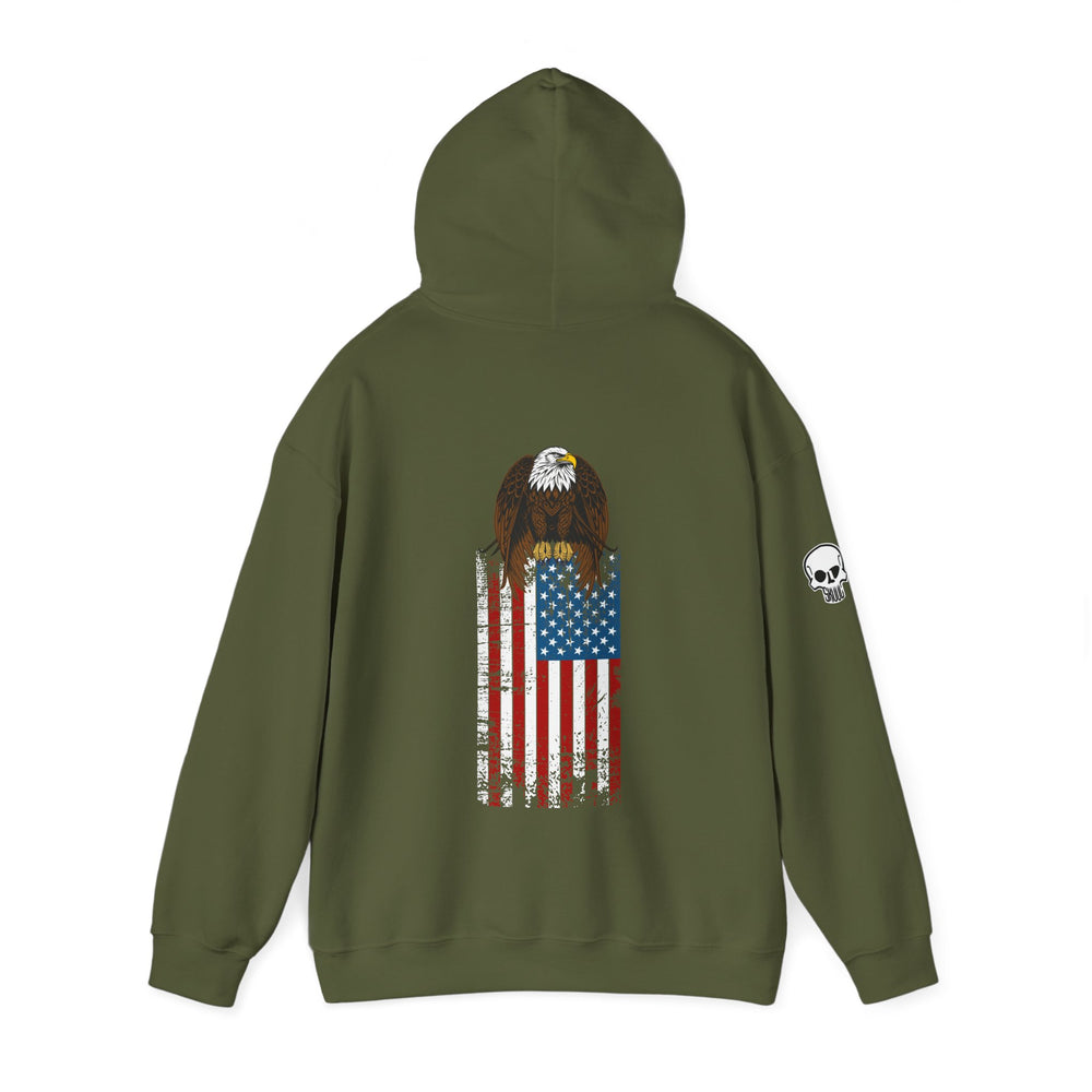 EAGLE USA FLAG HOODIE