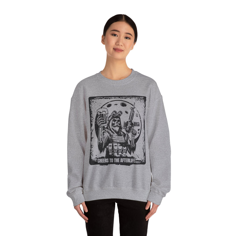 CHEERS TO THE AFTERLIFE GRUNGE SWEATSHIRT