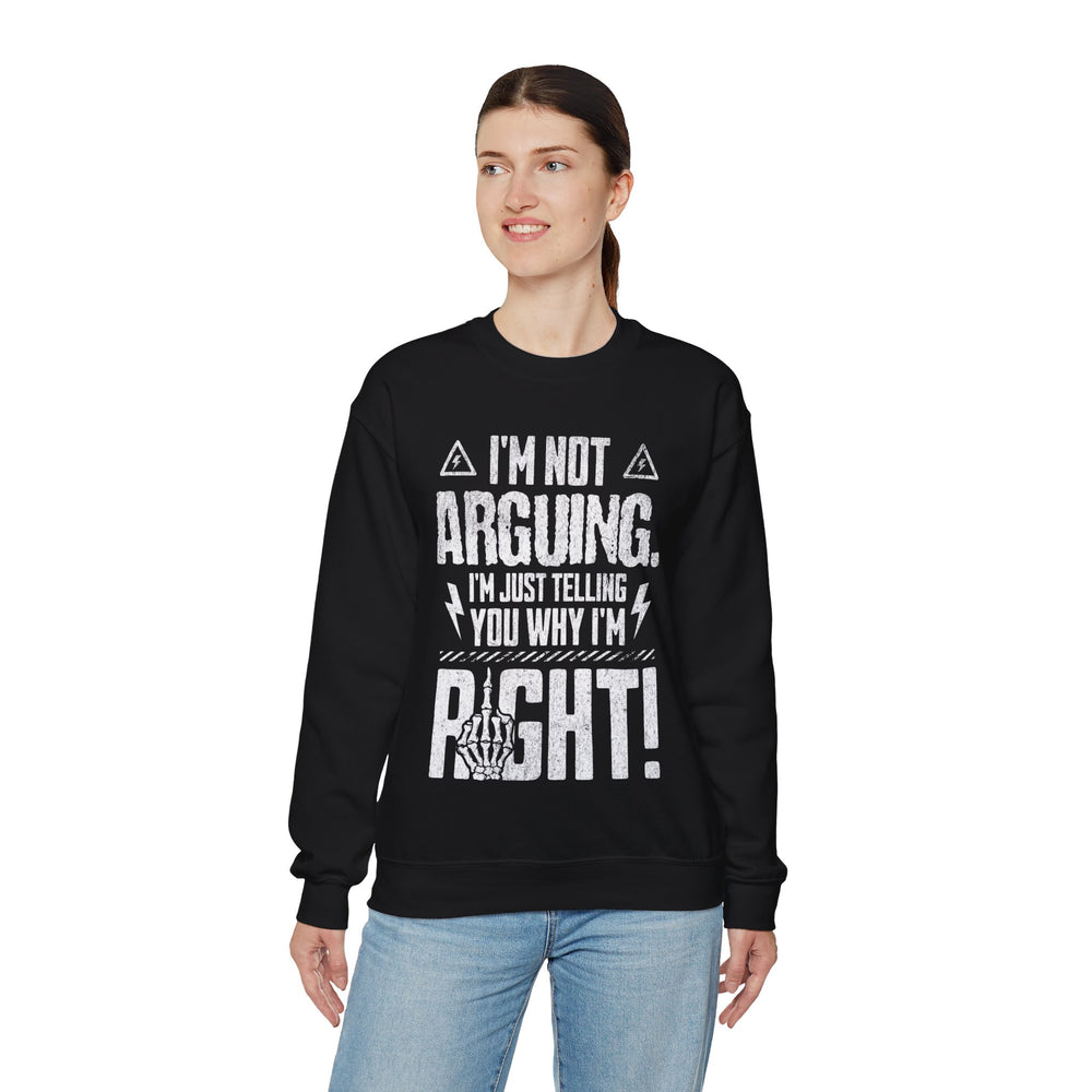 RIGHT BY DEFAULT SWEATSHIRT