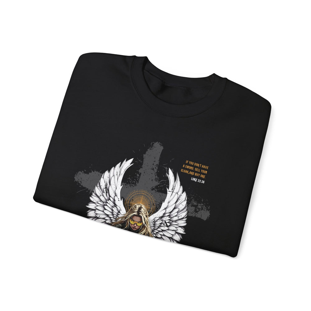 FEMALE ARCHANGEL LUKE 22:36 SWEATSHIRT