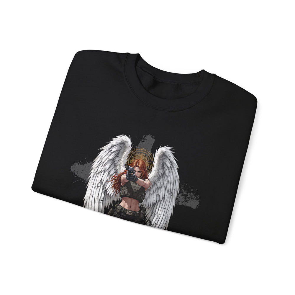 FEMALE ARCHANGEL 1 SAMUEL 17:47 SWEATSHIRT