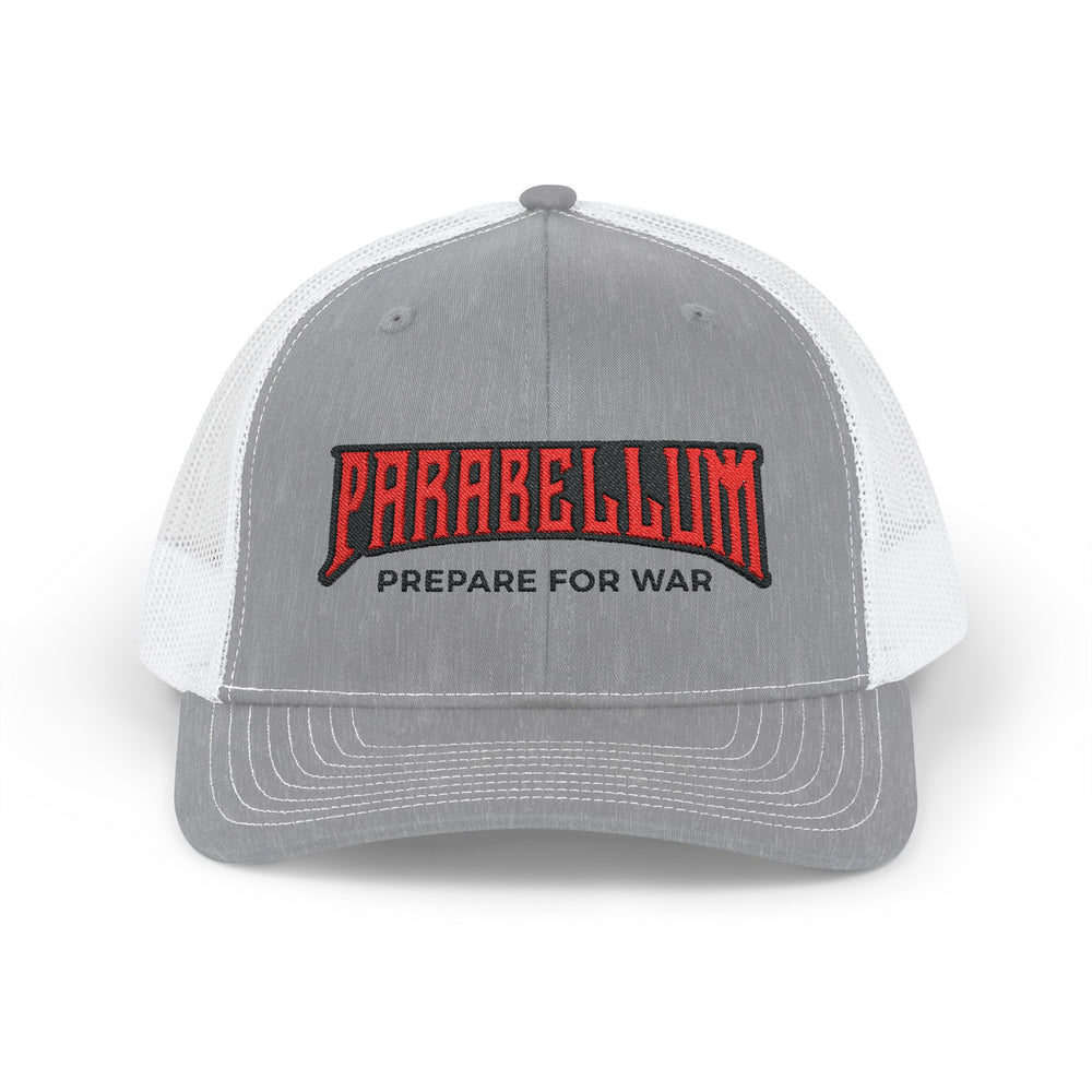 PARABELLUM PREPARE FOR WAR TRUCKER HAT