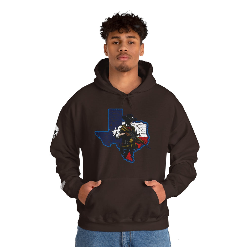 TEXAS STATE COWBOY HOODIE