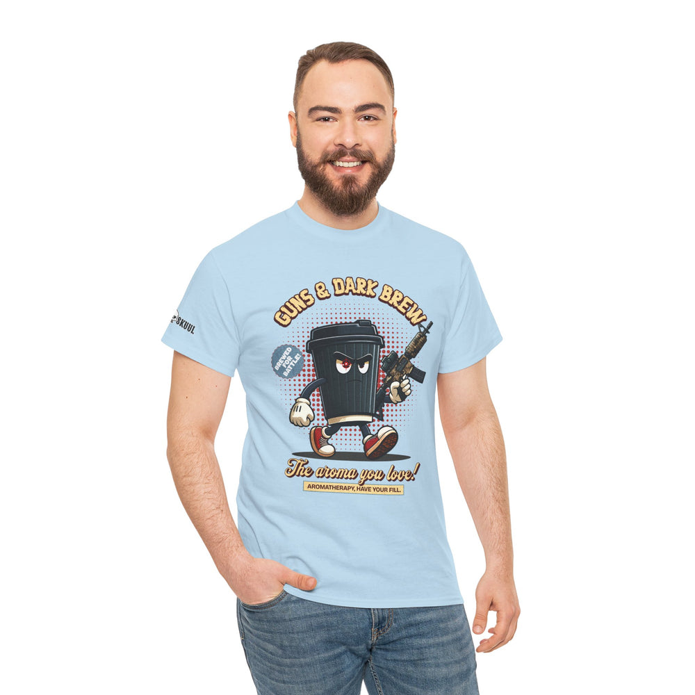 GUNS AND DARK BREW T SHIRT