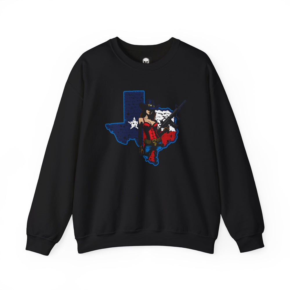 COWGIRL TEXAS STATE SWEATSHIRT