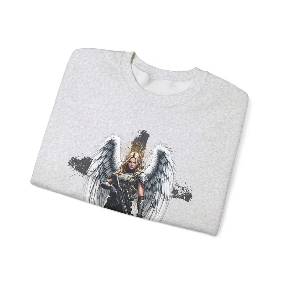 FEMALE ARCHANGEL PSALM 23:4 SWEATSHIRT