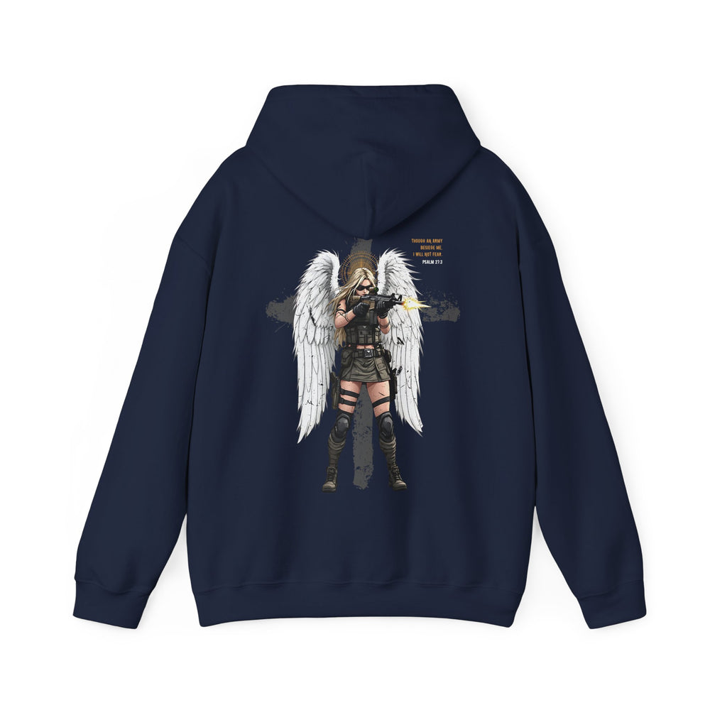 FEMALE ARCHANGEL PSALM 27:3 HOODIE