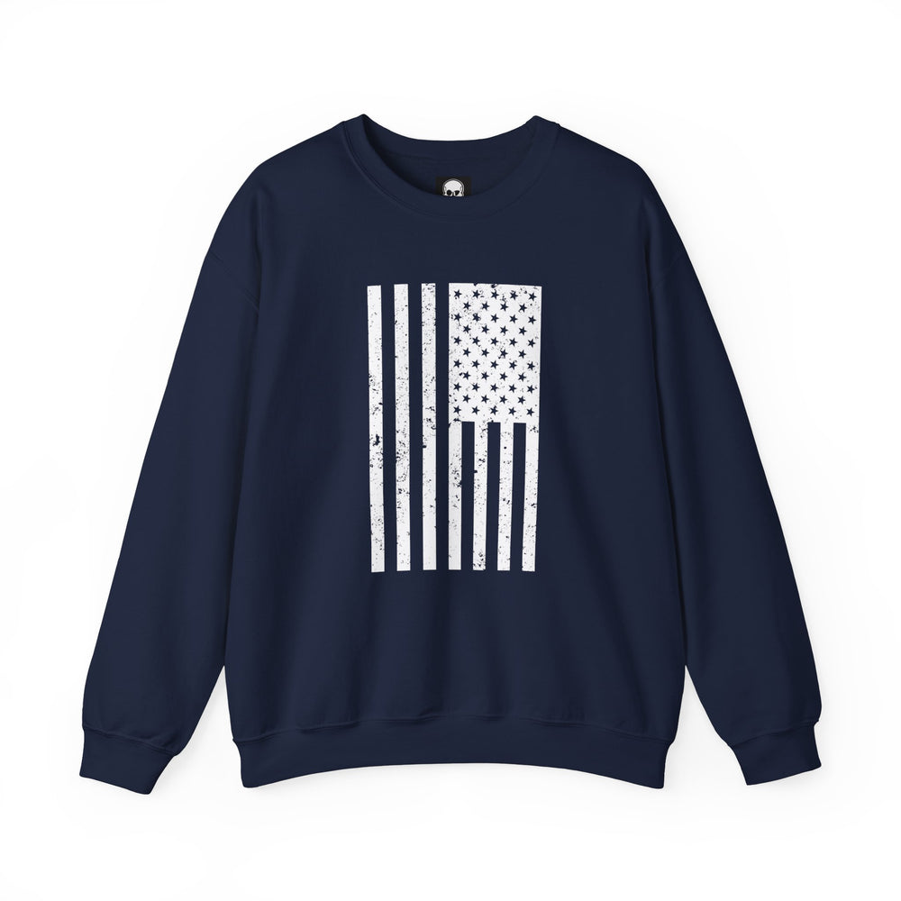 VERTICAL USA GRUNGE FLAG SWEATSHIRT