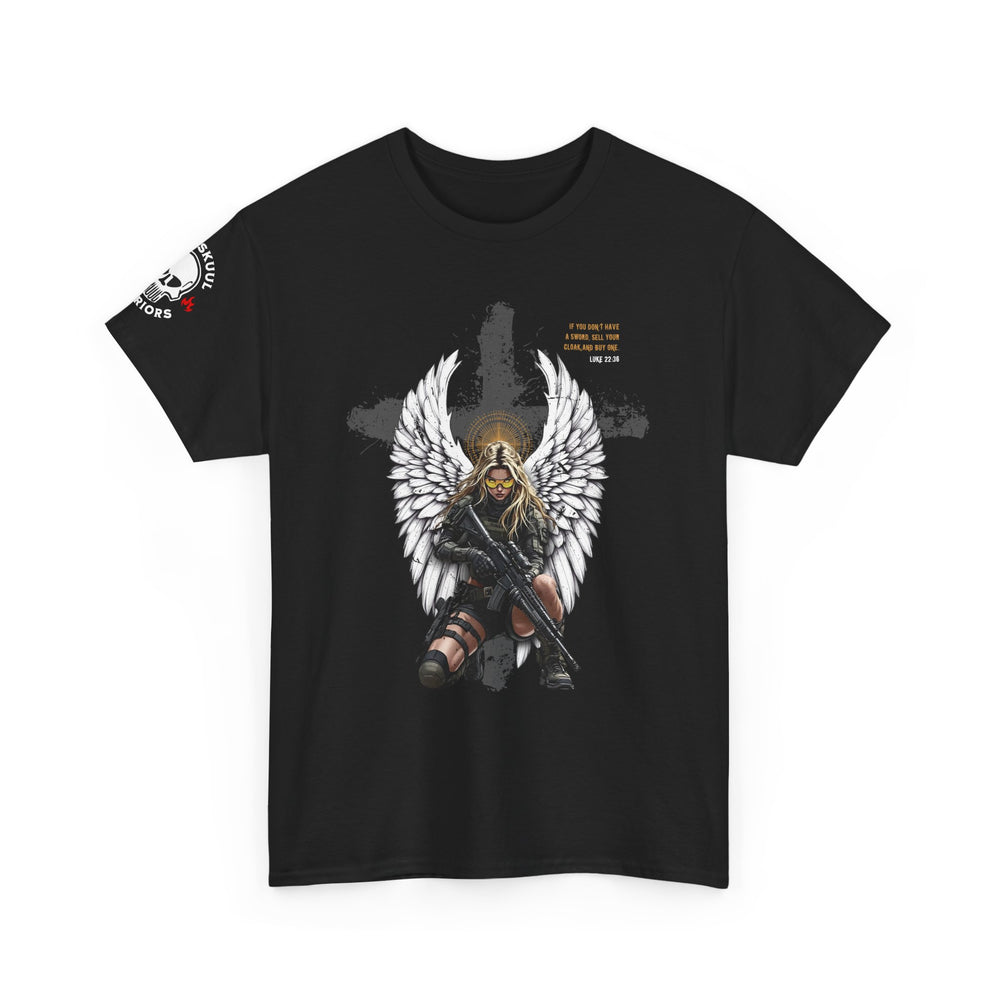 FEMALE ARCHANGEL LUKE 22:36 T SHIRT