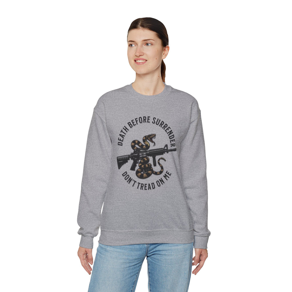 COLOR DEATH BEFORE SURRENDER SWEATSHIRT