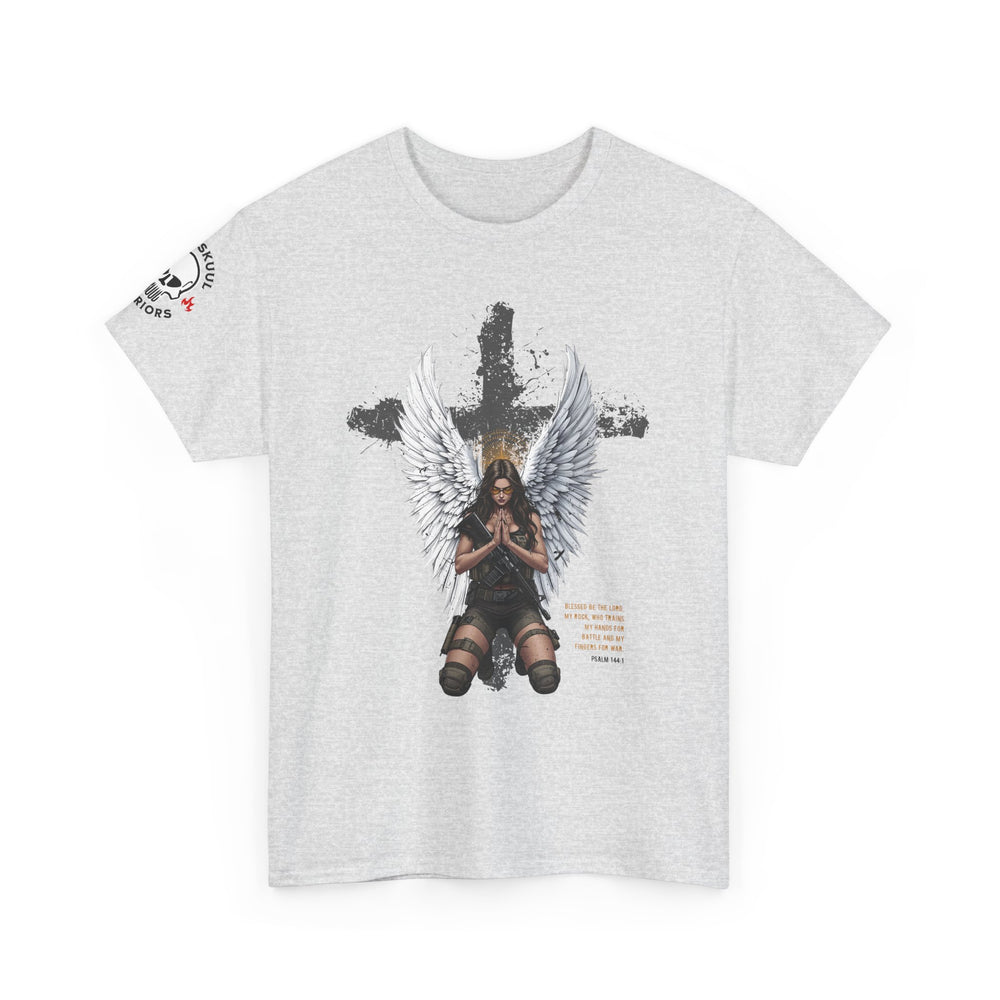 FEMALE ARCHANGEL PSALM 144:1 T SHIRT