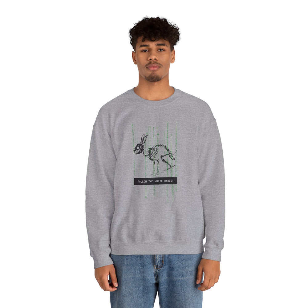 FOLLOW THE WHITE RABBIT SWEATSHIRT