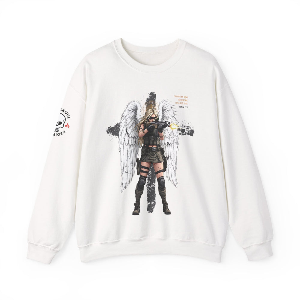 FEMALE ARCHANGEL PSALM 27:3 SWEATSHIRT