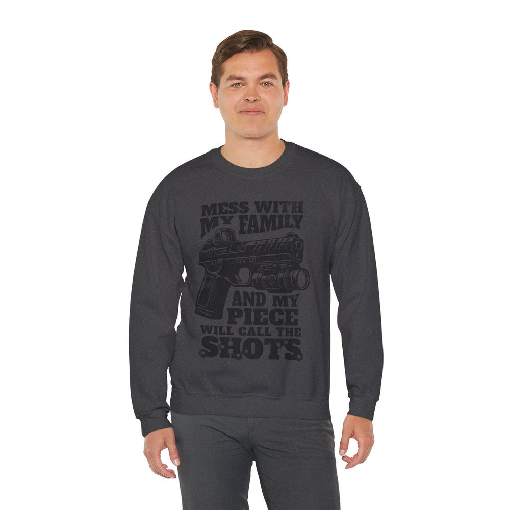 CALLING THE SHOTS SWEATSHIRT