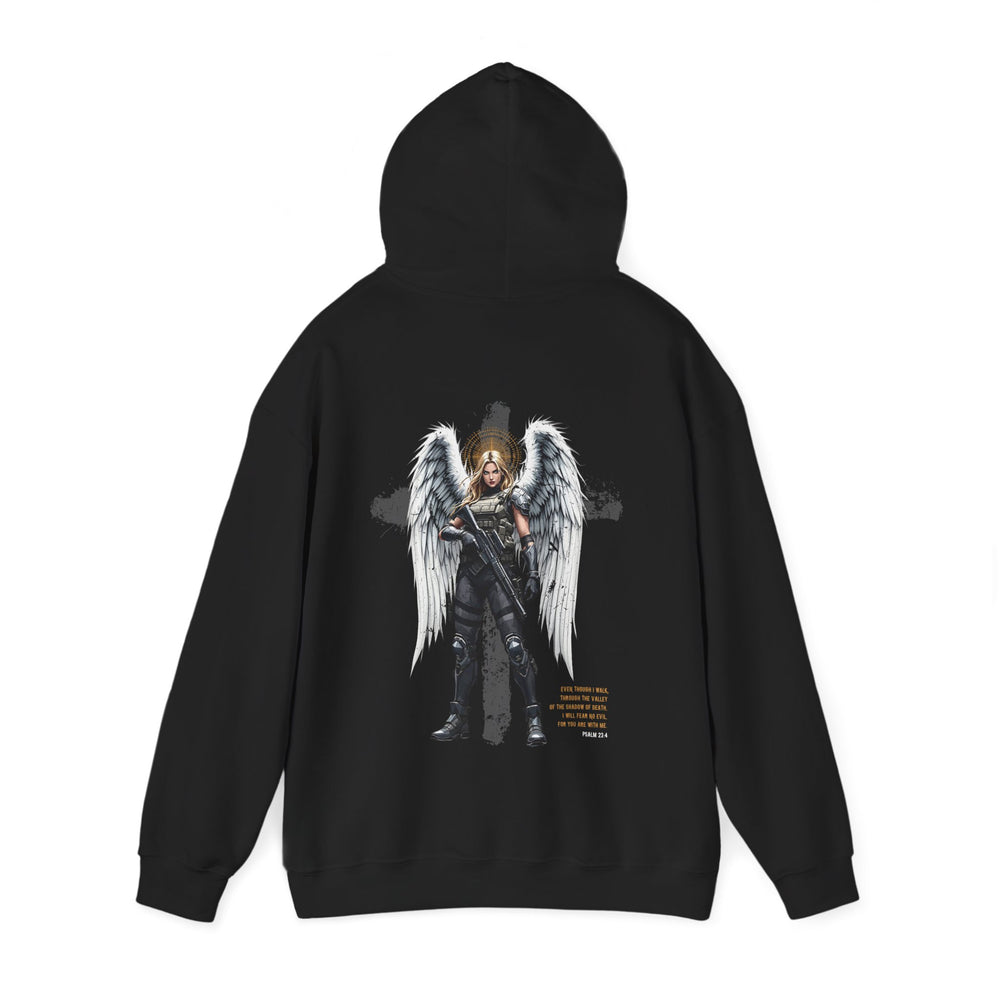 FEMALE ARCHANGEL PSALM 23:4 HOODIE