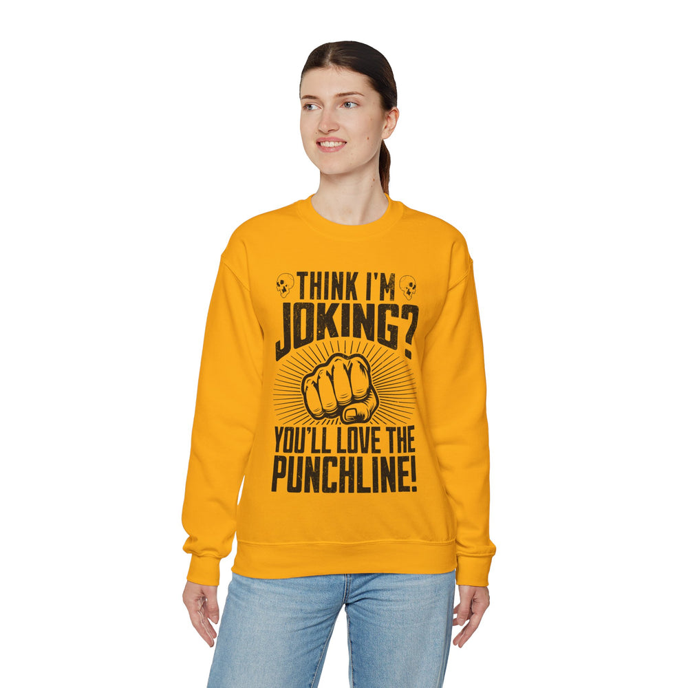 KISS THE PUNCHLINE SWEATSHIRT