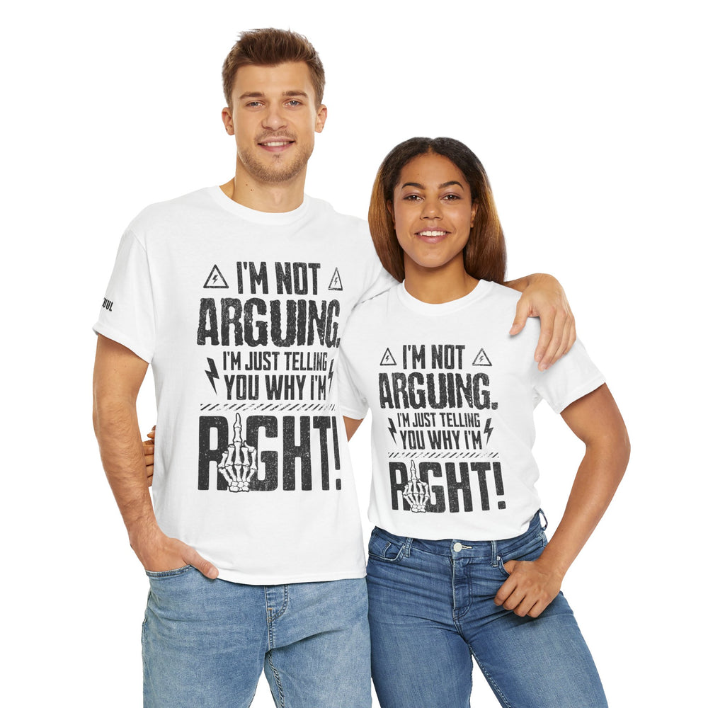 RIGHT BY DEFAULT T SHIRT