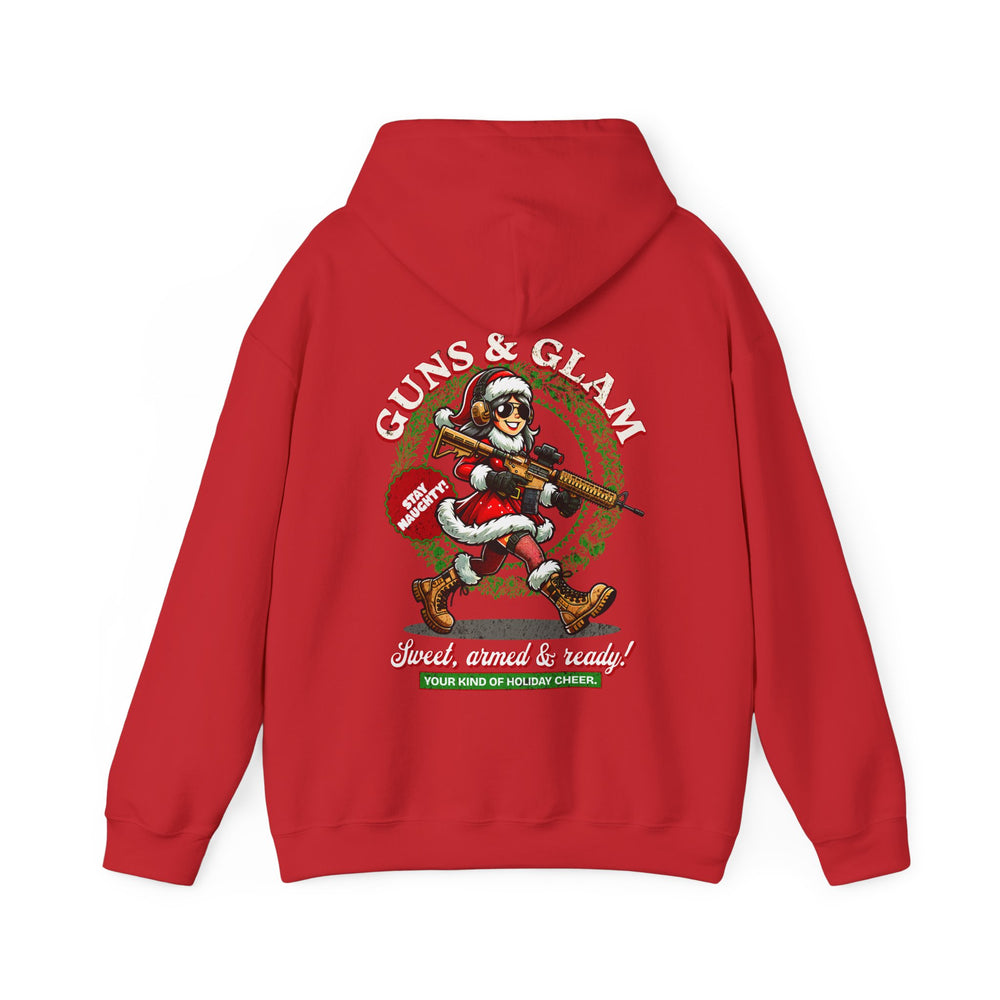 GUNS AND GLAM XMAS HOODIE