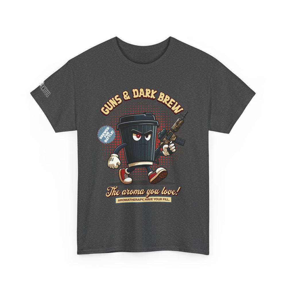 GUNS AND DARK BREW T SHIRT