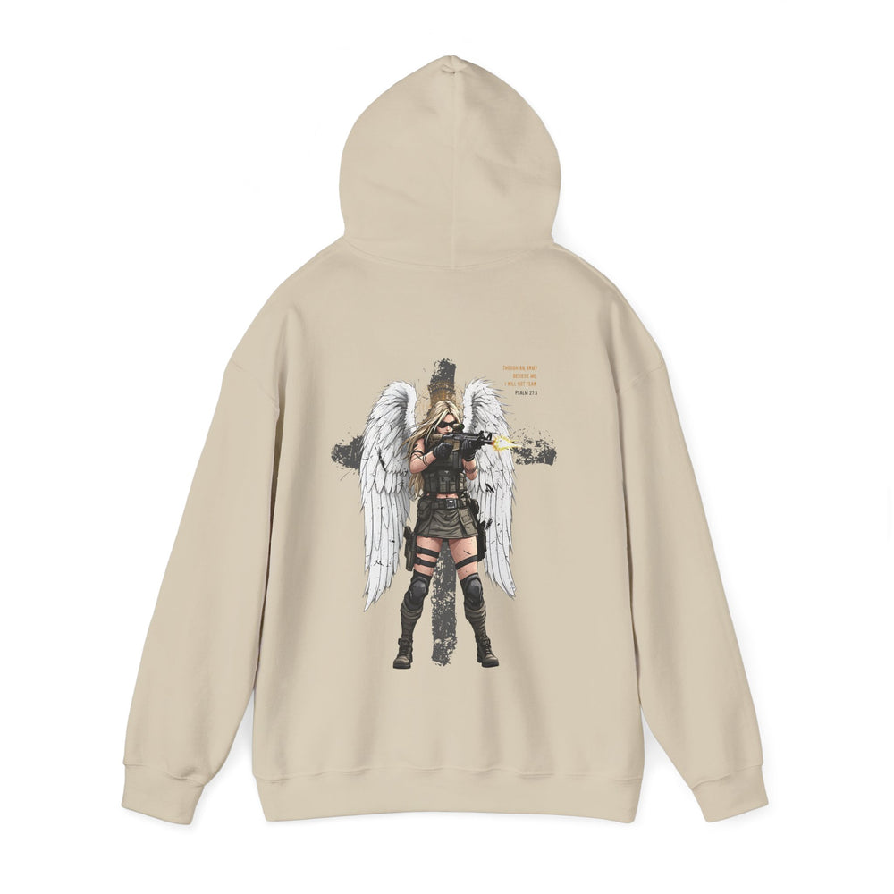 FEMALE ARCHANGEL PSALM 27:3 HOODIE