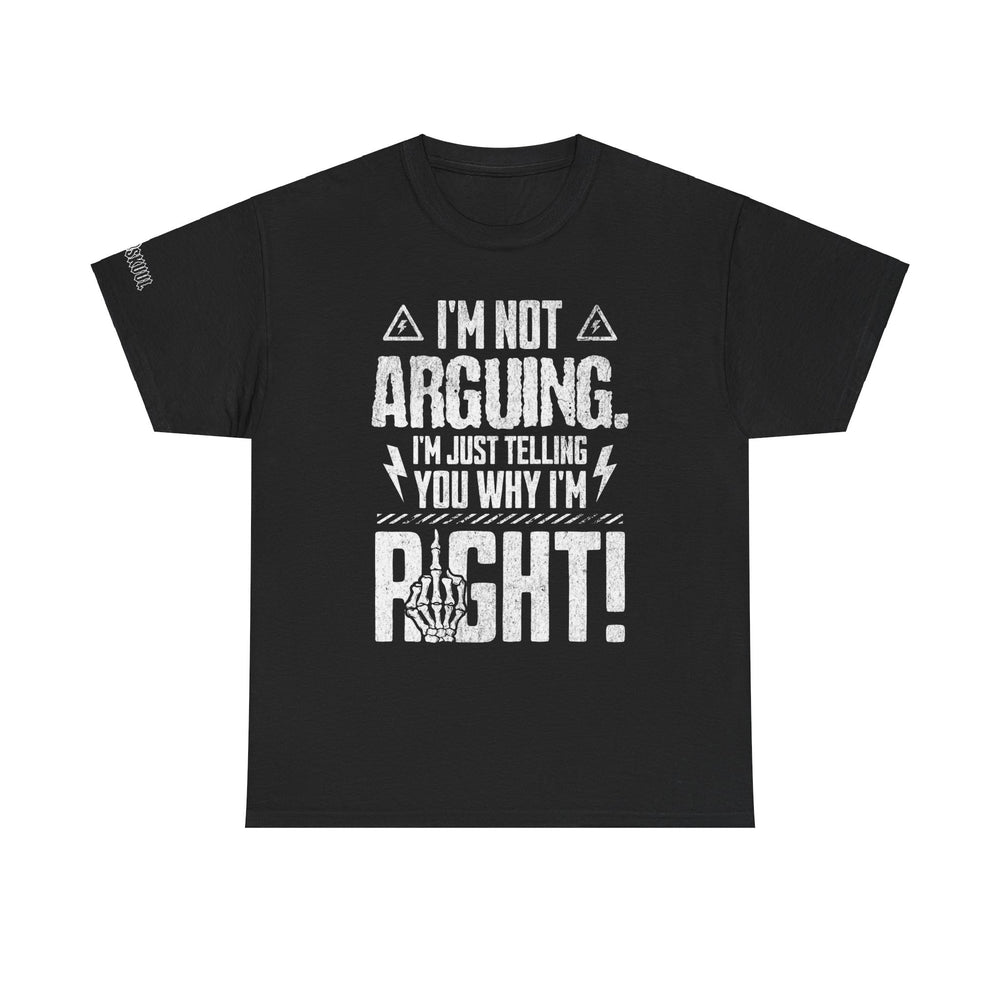 RIGHT BY DEFAULT T SHIRT