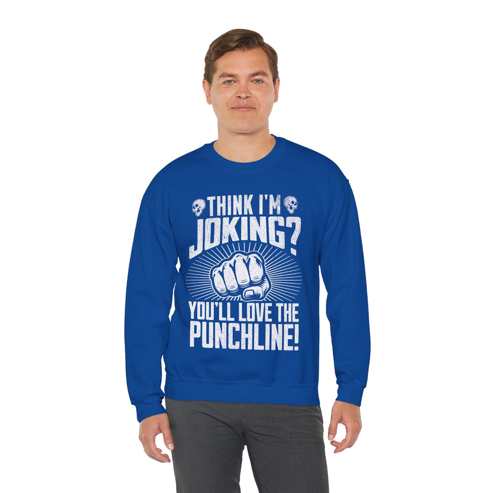 KISS THE PUNCHLINE SWEATSHIRT