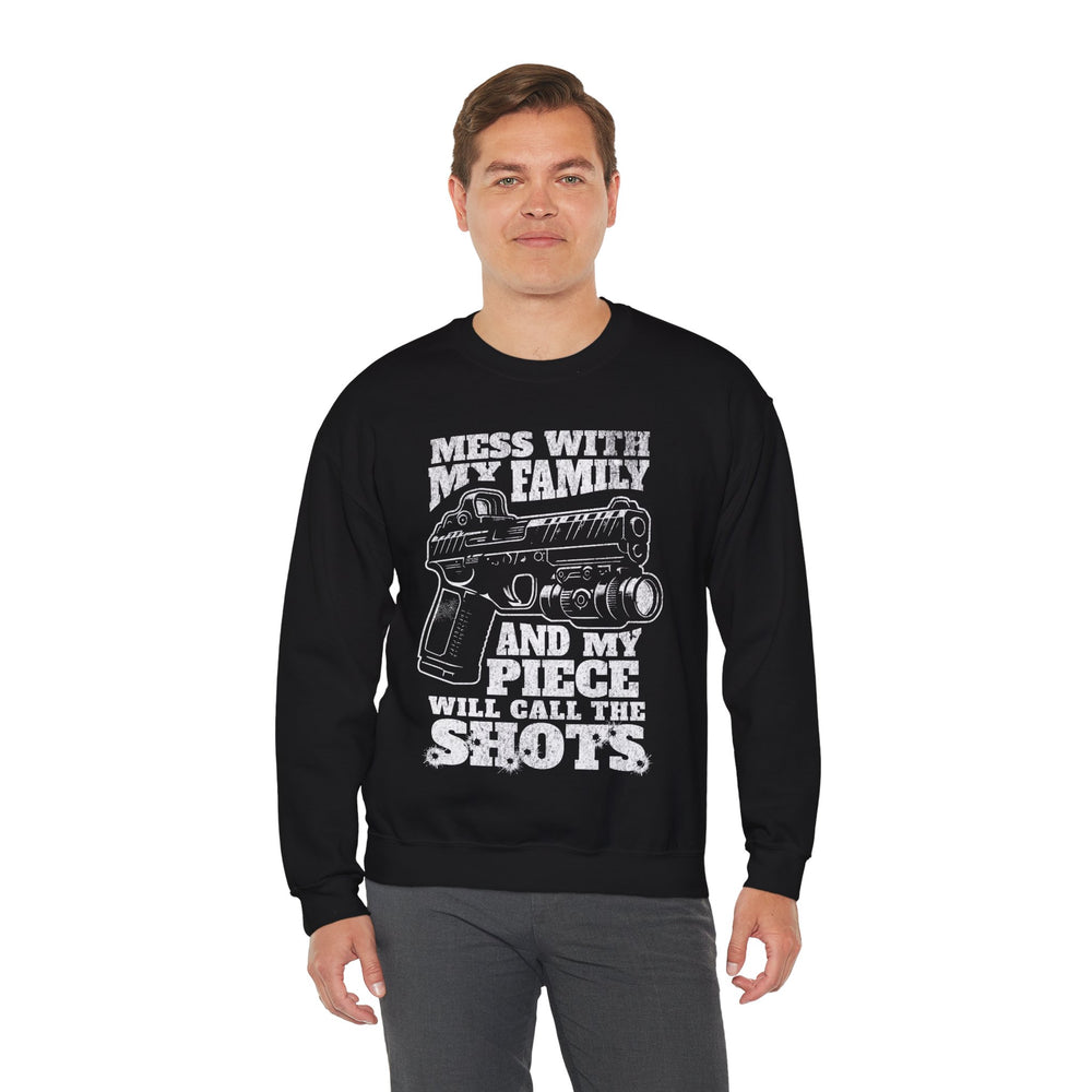 CALLING THE SHOTS SWEATSHIRT