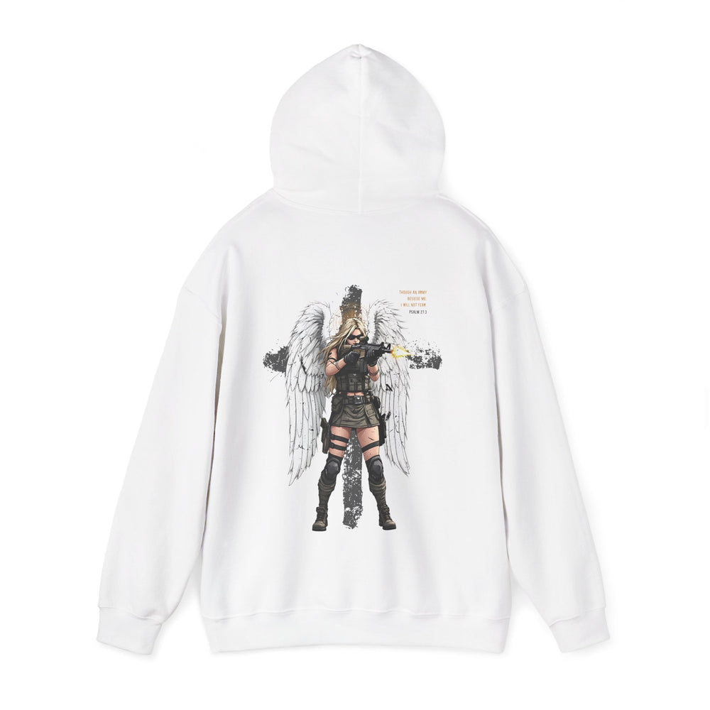 FEMALE ARCHANGEL PSALM 27:3 HOODIE