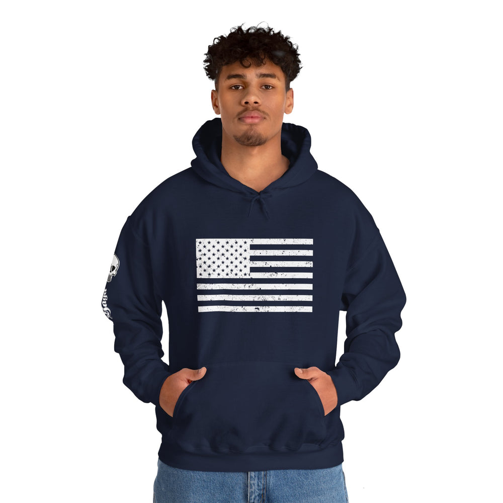 US GRUNGE FLAG HOODIE