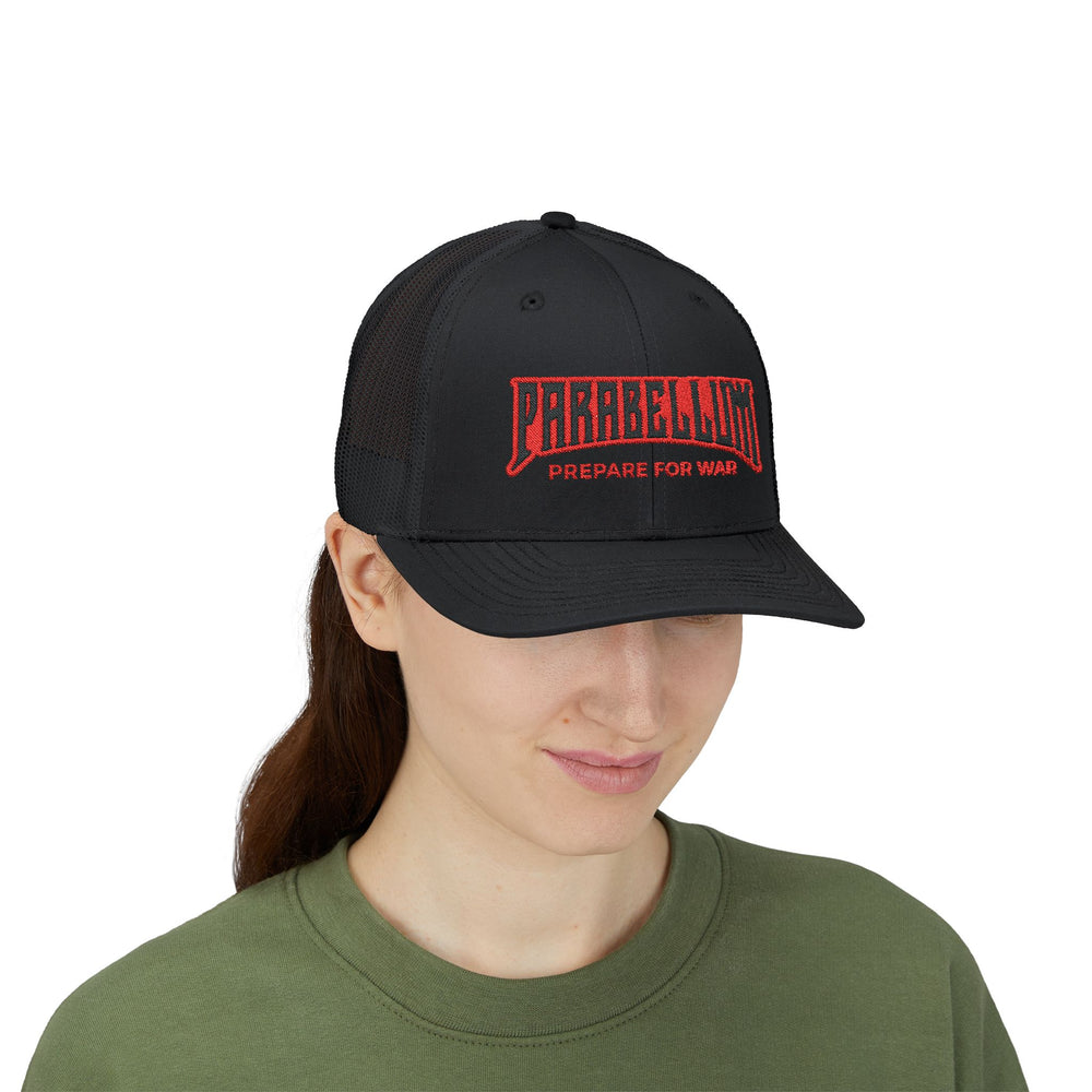 PARABELLUM PREPARE FOR WAR TRUCKER HAT