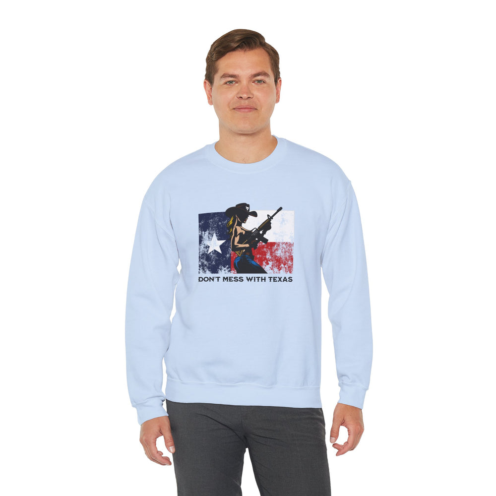 DON'T MESS WITH TEXAS COWGIRL SWEATSHIRT